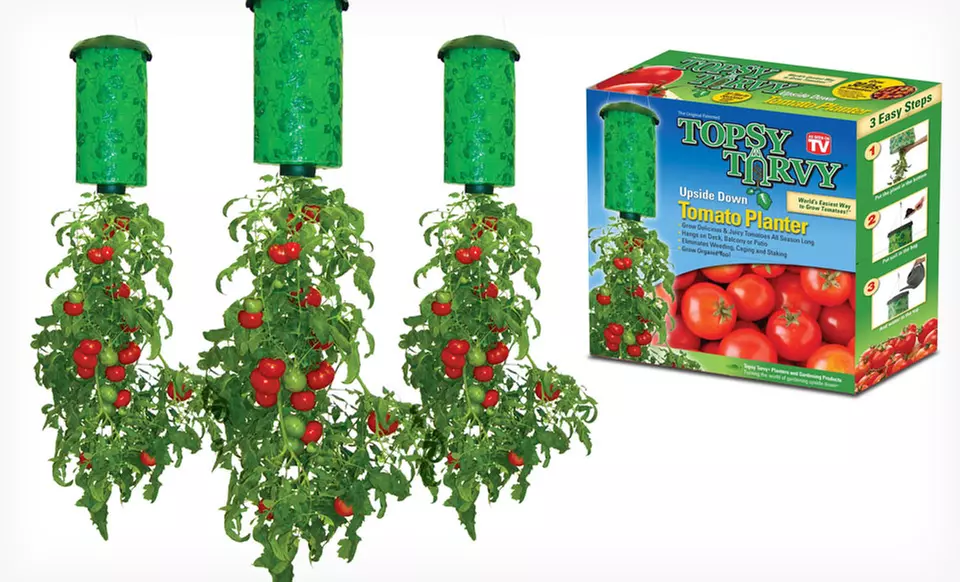 $9.99 for a Set of 3 Topsy Turvy Tomato Planters ($19.99 List Price)  - Primary Image