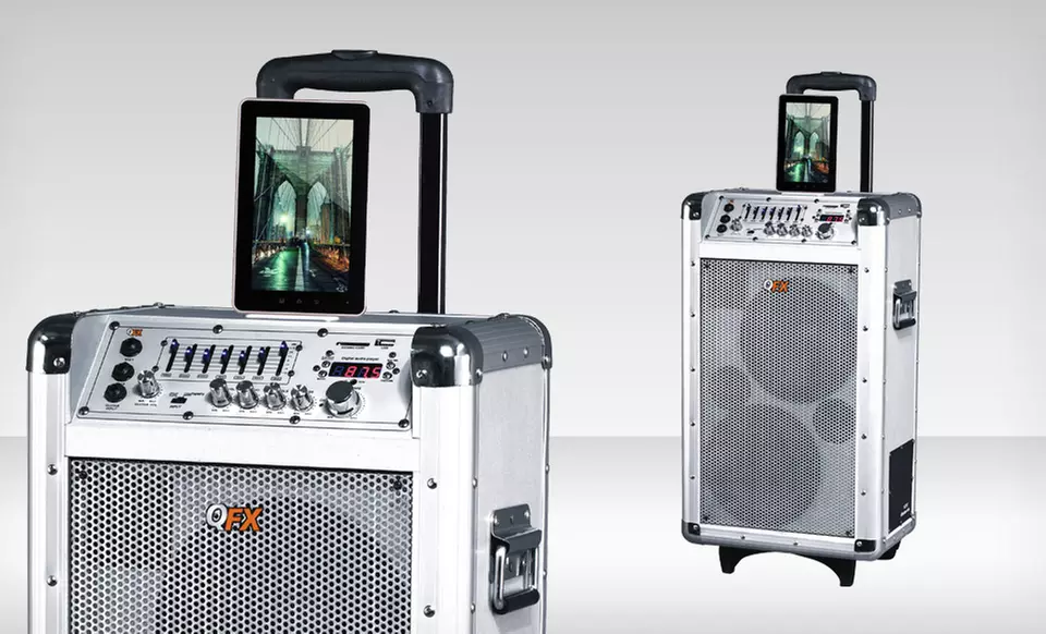 QFX Portable Tailgater PA Speaker with Bluetooth. Multiple Colors Available. Free Returns. - Second Medium
