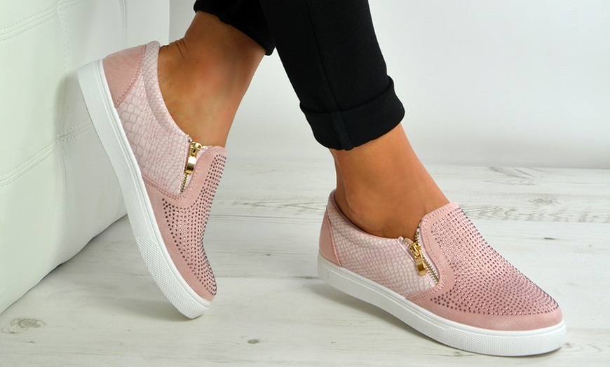 Image 2: Women's Slip-On Trainers