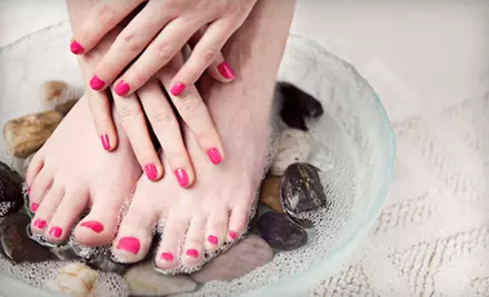 $45 for a Spa Mani-Pedi at Merle Norman Cosmetics and Day Spa ($95 Value) - Primary Image