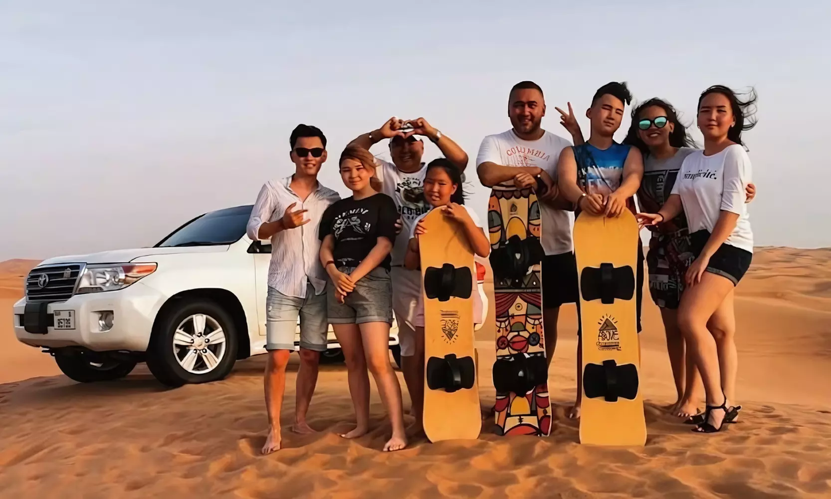 Abu Dhabi Desert Safari w/ Central/Home or Hotel Pickup, Dinner & More