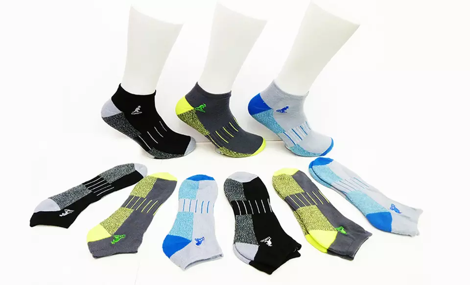 6-Pack of Kangol Men's Athletic No-Show or Quarter Socks. Multiple Designs Available. - Primary Image