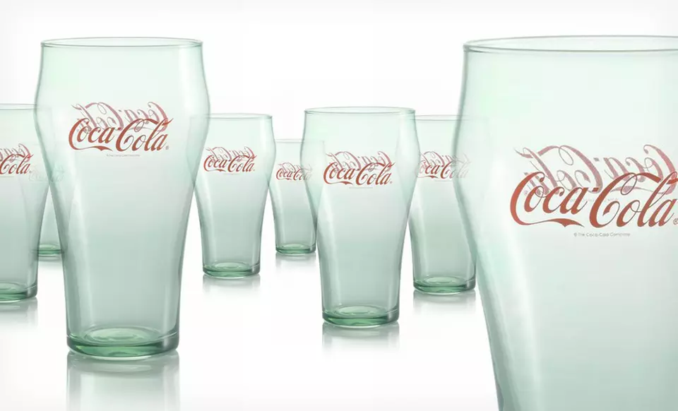 $19.99 for a Set of 8 20-Fl. Oz. Coca-Cola Bell Glasses ($43.98 List Price). Free Shipping and Returns. - Primary Image