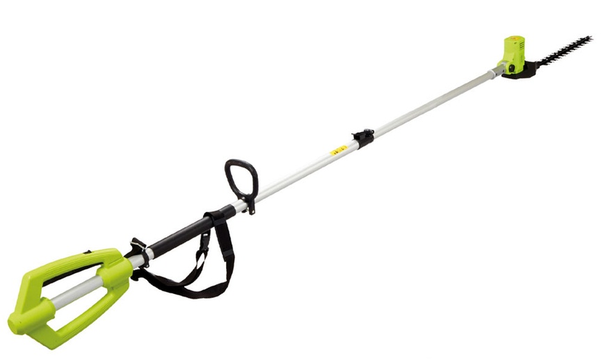 Image 1: Telescopic Hedge Trimmer