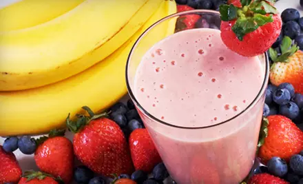 Three Smoothies with Elixirs or $5 for $10 Worth of Juice or Smoothies at Farmacia-Sanna's Organic JuiceBar - Primary Image