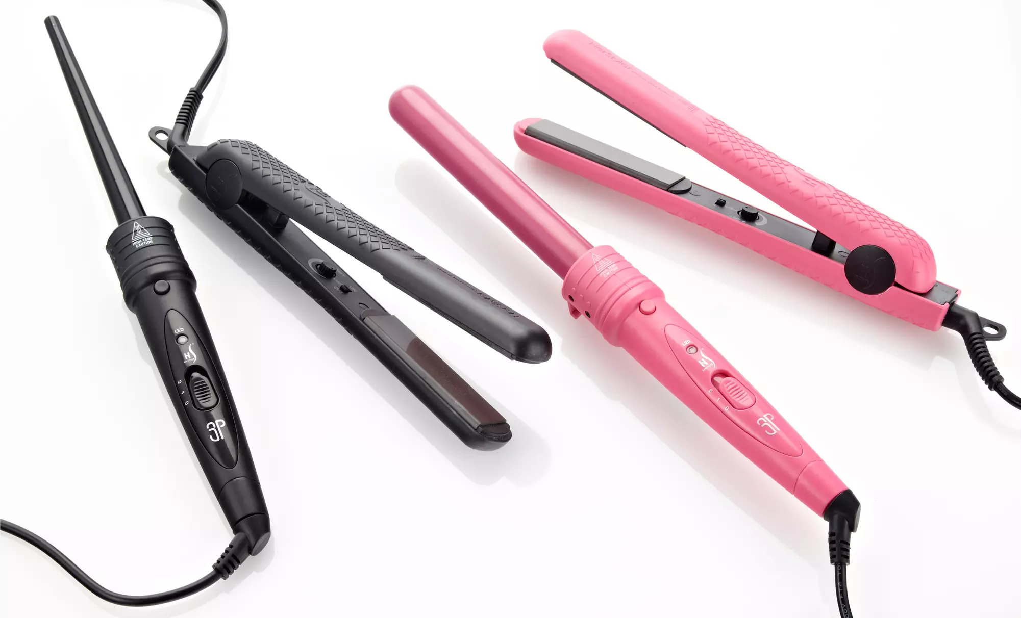 HerStyler Hair Straightener and 3-Piece Curler - Primary Image