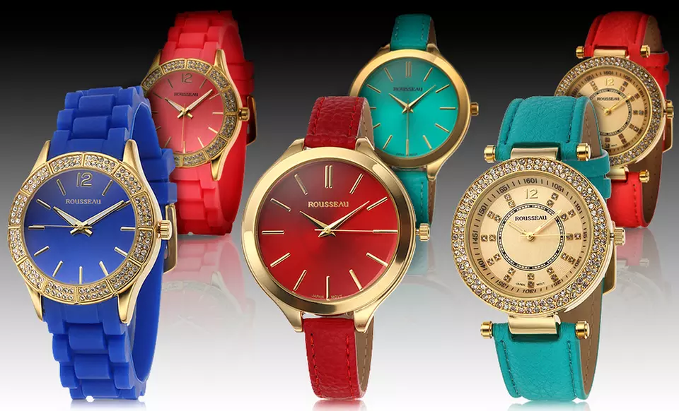 Women's Rousseau Watch. Multiple Designs Available. Free Returns. - Primary Image