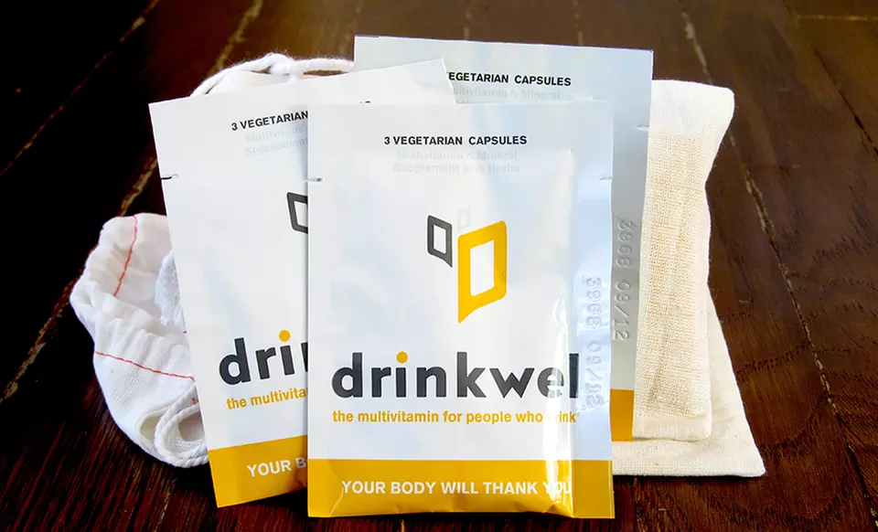 10 Drinkwel To-Go Multivitamin Packets for Hangovers - Second Medium