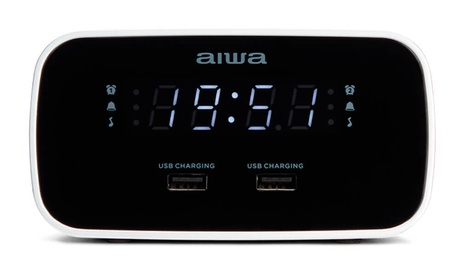 Radiosveglia Aiwa CRU-19BK con display LED