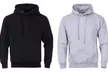 Sweat à capuche classique pour hommes en coton, coloris au choix - Second Medium