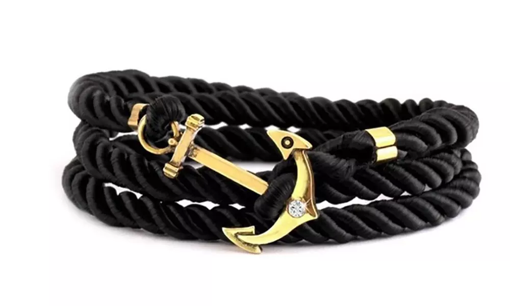 Damen-Ankerarmband, veredelt mit Kristallen von Swarovski®, in der Farbe nach Wahl - Primary Image