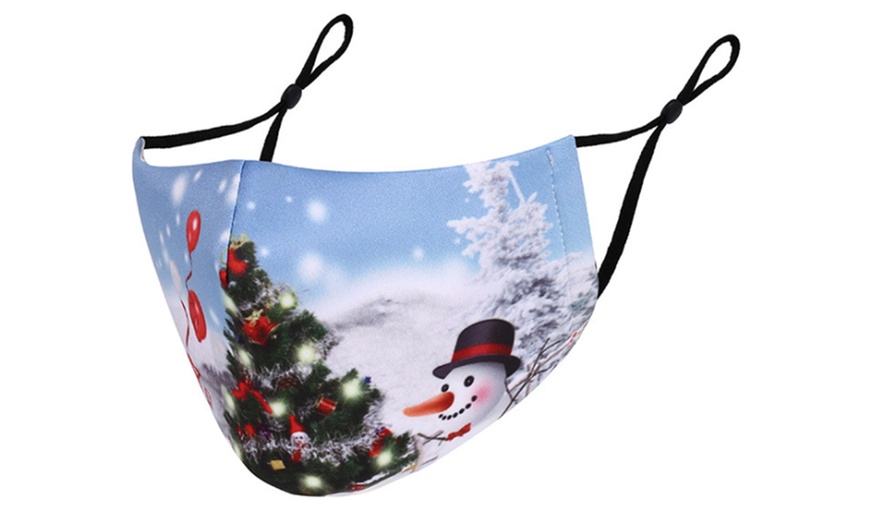 Image 2: Christmas-Themed Face Mask