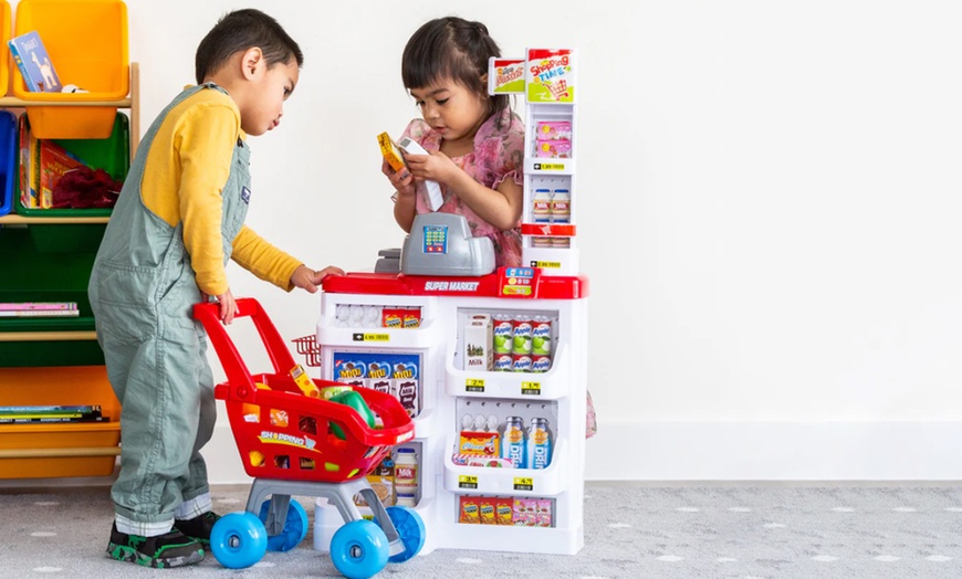 Image 3: Children's Home Supermarket / Toy Cash Register