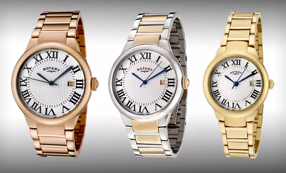 Men’s or Women’s Rotary Watches (Up to 84% Off). Nine Options Available. - Primary Image