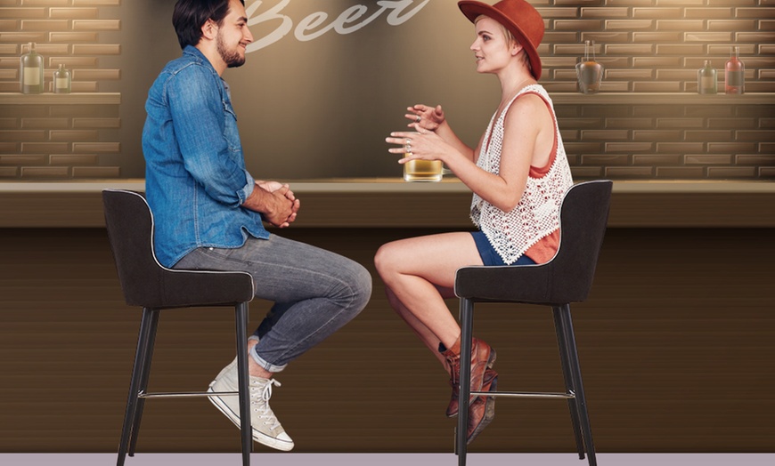 Image 8: Set of Two Bar Stools