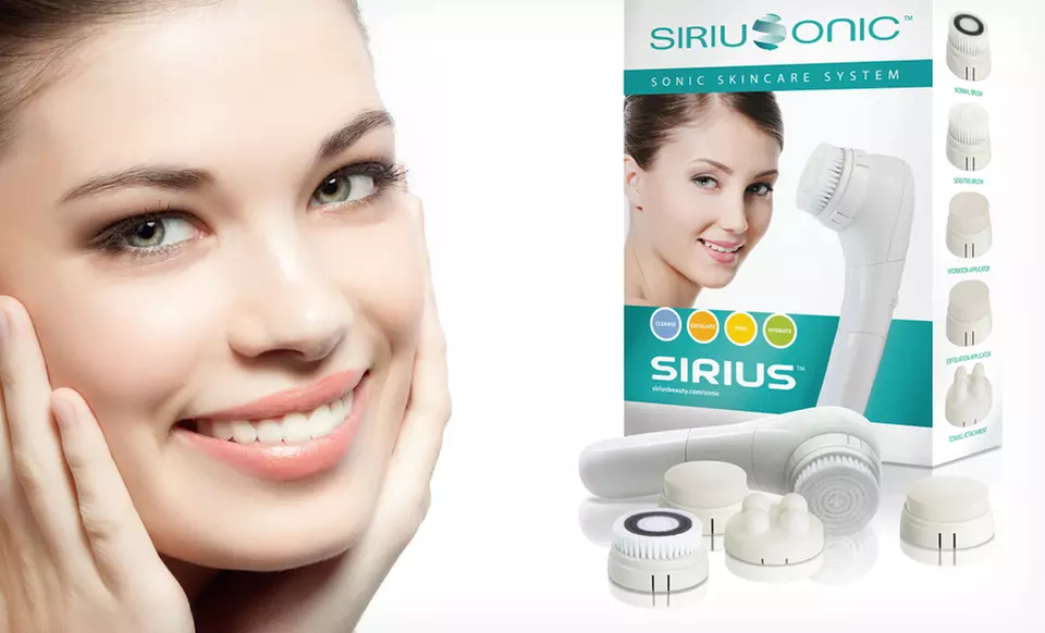 $23.99 for a Sirius Beauty Sonic Skincare System with Exfoliating Brushes ($49 List Price). Free Shipping and Returns. - Primary Image