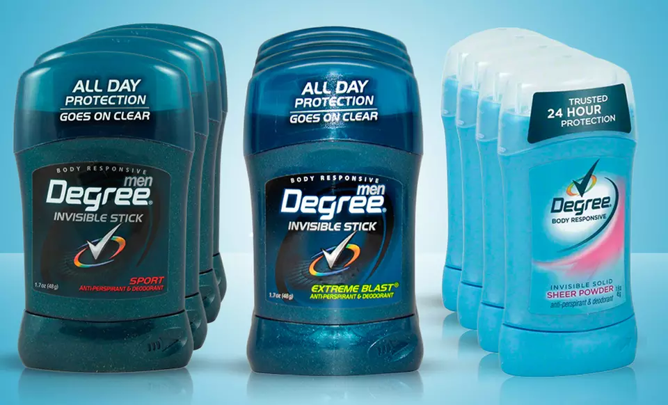 4-Pack of Degree Deodorant for Men or Women. Three Options Available. - Primary Image