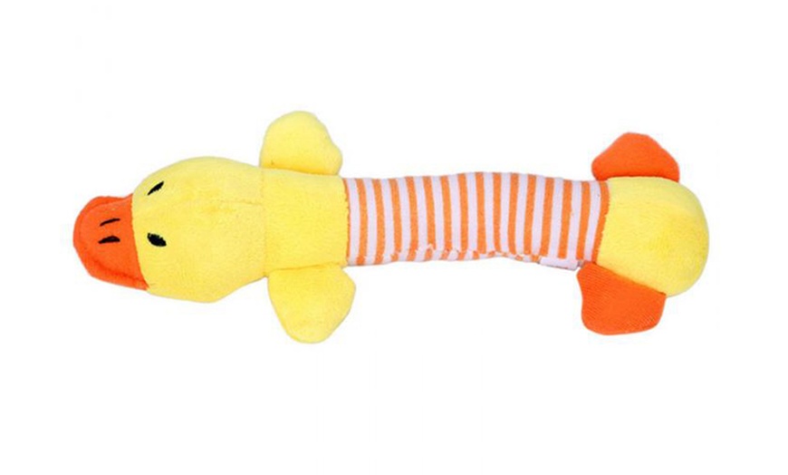 Image 4: Squeaky Plush Chew Toy for Pets