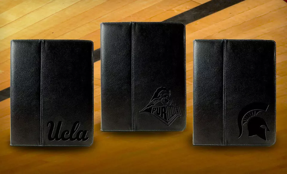 $24 for an NCAA Synthetic-Leather iPad Case ($39.99 List Price). 37 Options Available. Free Shipping and Returns. - Primary Image