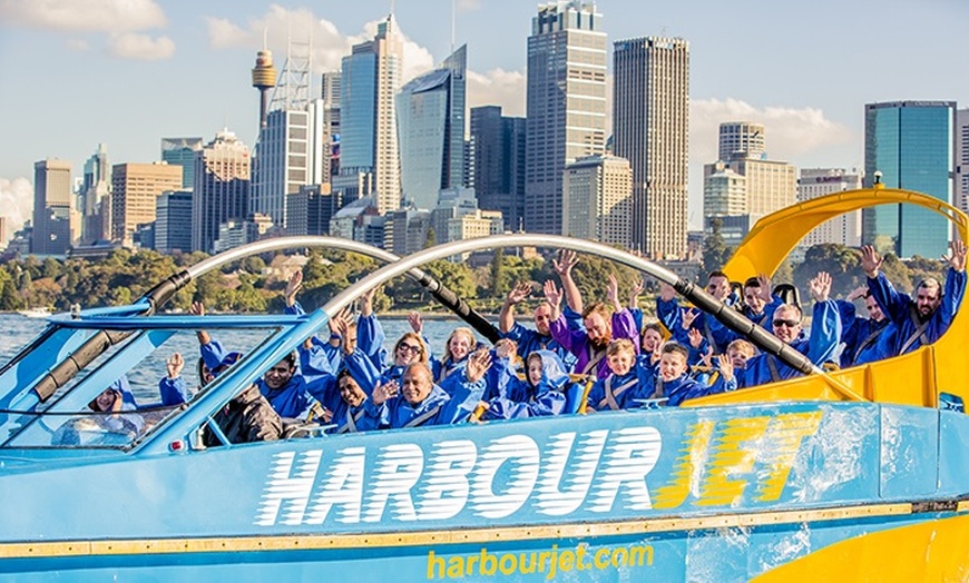 Image 1: Experience the Thrilling Harbour Jet Boat Ride!