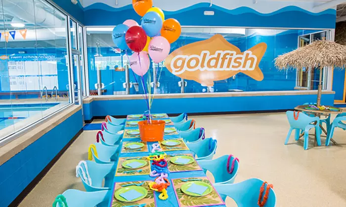 $249 for a Private Two-Hour Kids' Pool Party for Up to 24 at Goldfish Swim School ($450 Value) - Primary Image