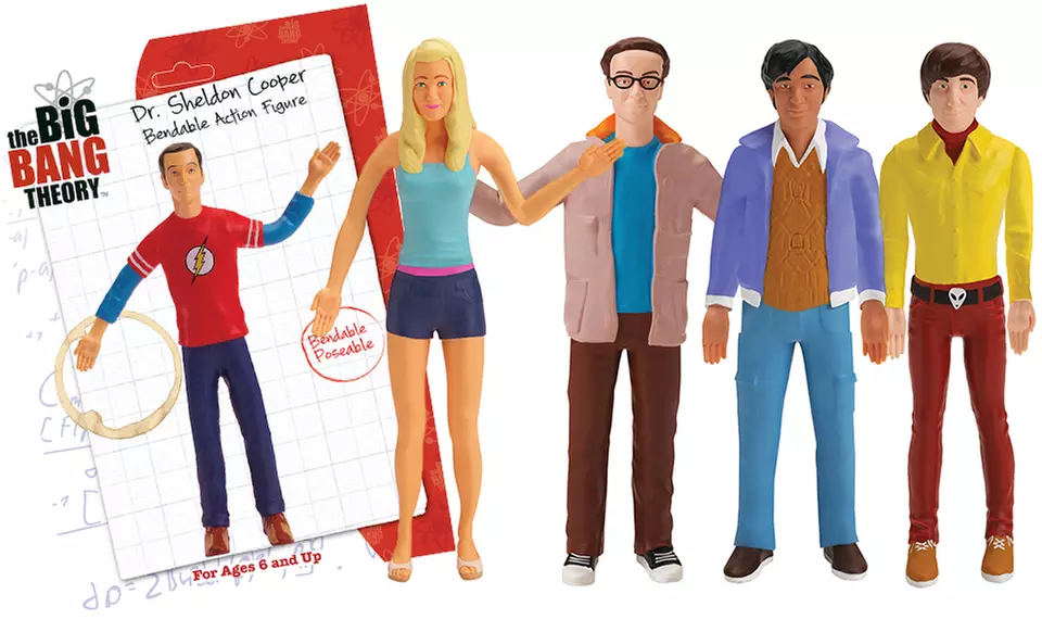 3-Pack of The Big Bang Theory Bendables - Primary Image