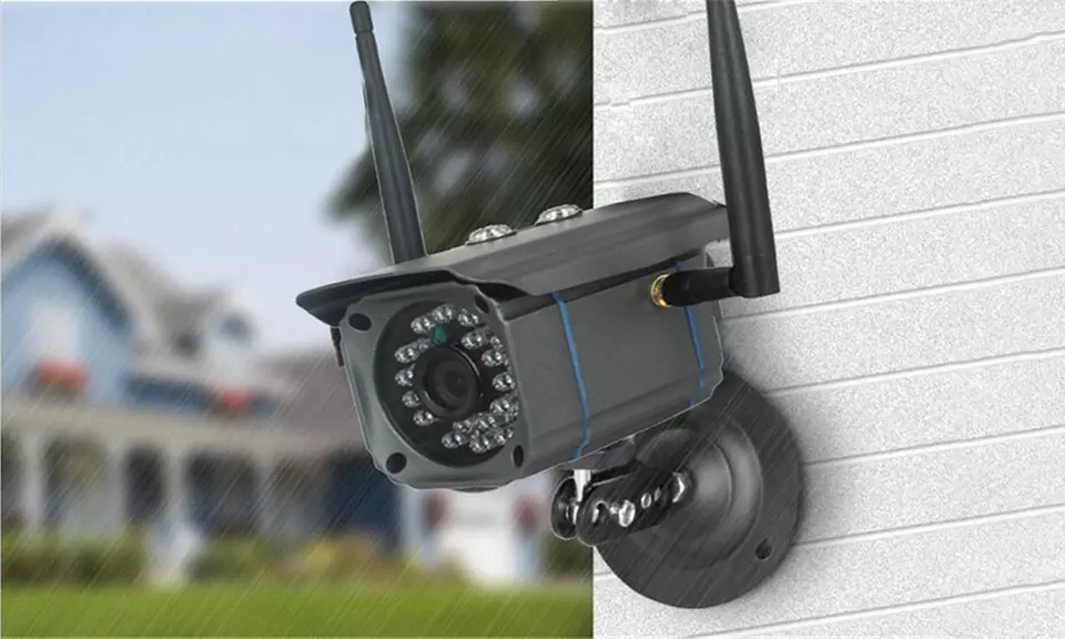 1x oder 2x Full HD-Außenkamera mit WIFI opt. mit SD-Karte - Primary Image