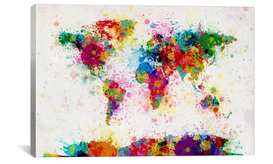 Canvas Map Prints | Groupon Goods