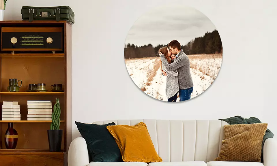 Cadre cercle personnalisé avec Hello Deco