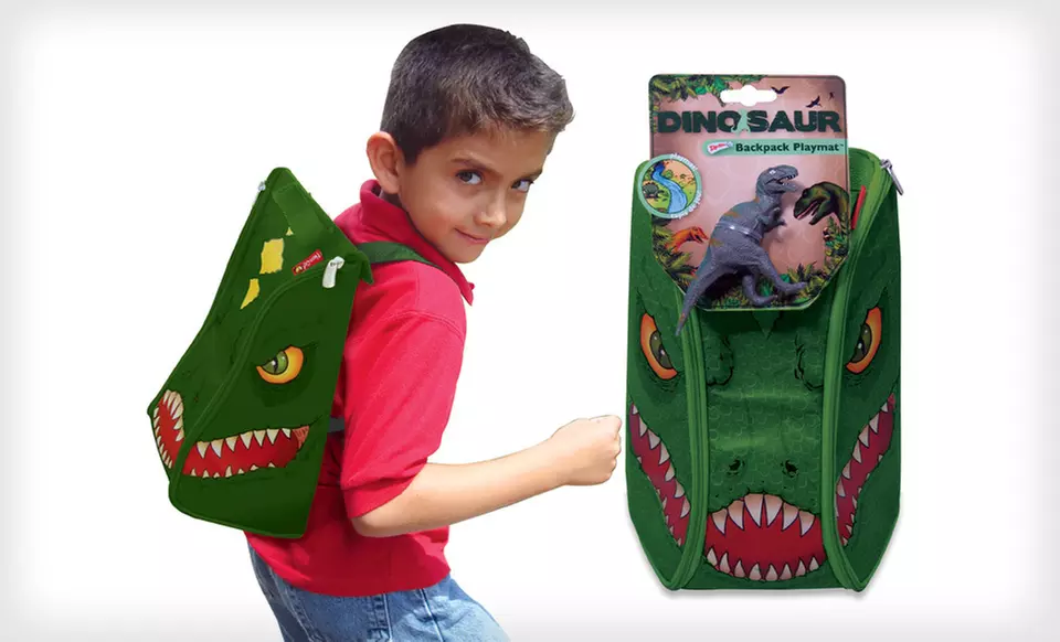 $19.99 for a ZipBin Bring-Along Dinosaur Backpack and Five Dinosaur Toys ($28.99 List Price). Free Shipping and Returns. - Primary Image