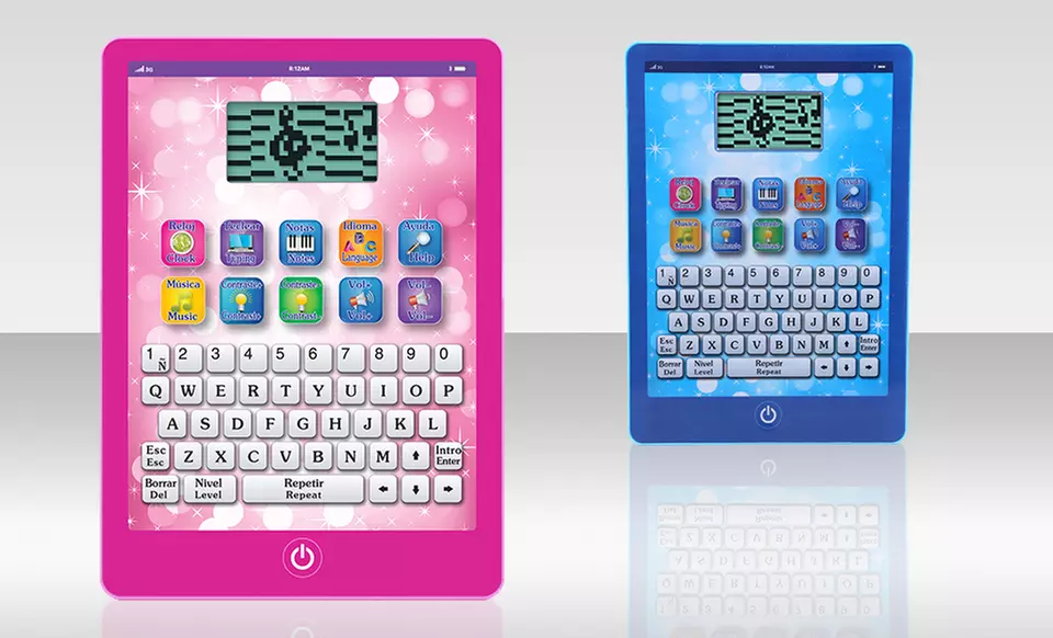 Edutab Bilingual Learning Tablet in Blue or Pink (12300). Free Returns. - Primary Image