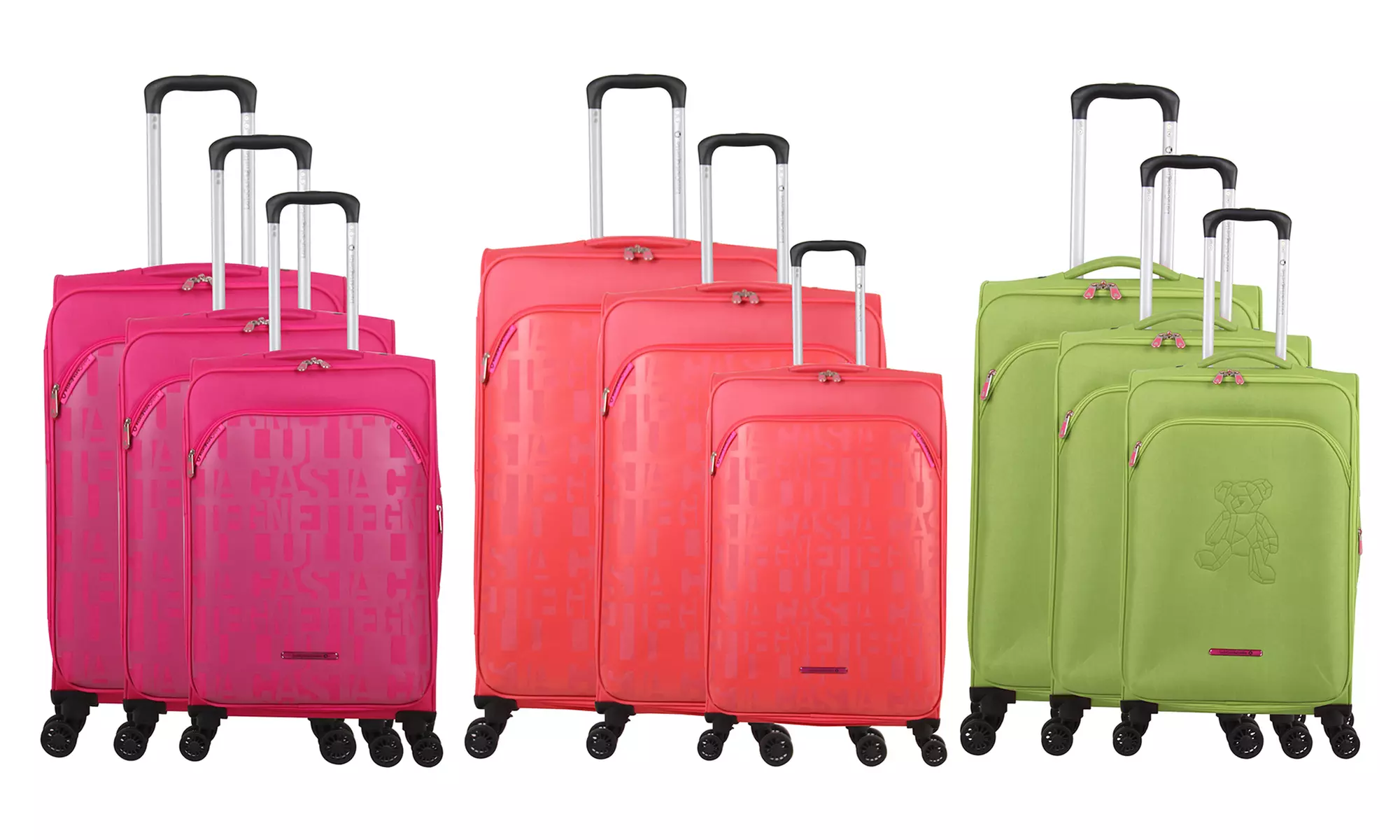 Set de 3 maletas con ruedas multidireccionales con envío gratuito - Primary Image