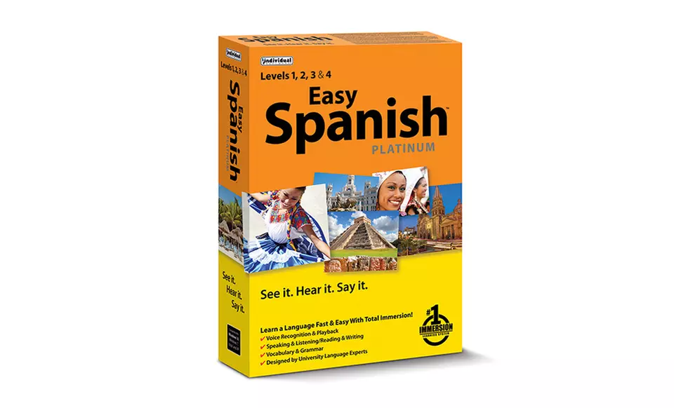 Easy Spanish Platinum Immersive Language-Learning Software - Primary Image