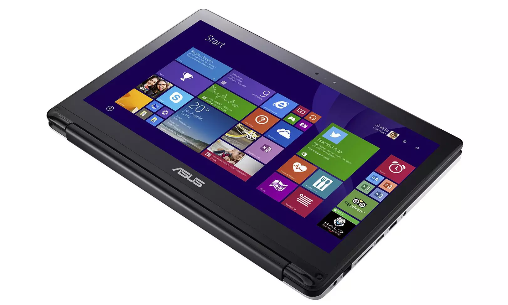 ASUS 15.6" Convertible Touchscreen Laptop with Intel Core i5-4210U Processor and 8GB RAM (Manufacturer Refurbished) - Primary Image
