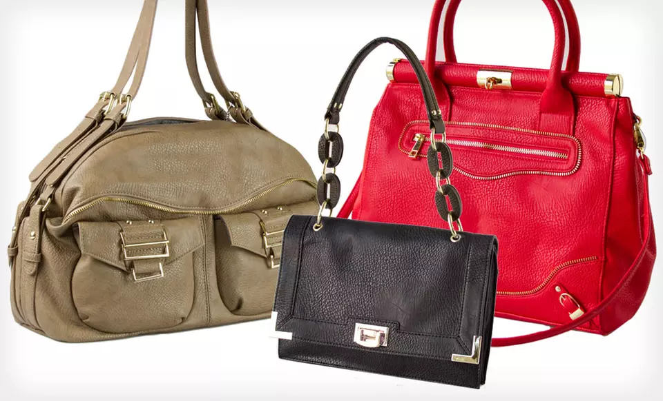 Olivia + Joy Vegan Handbags (Up to 72% Off). Multiple Styles and Colors Available. Free Shipping. - Primary Image