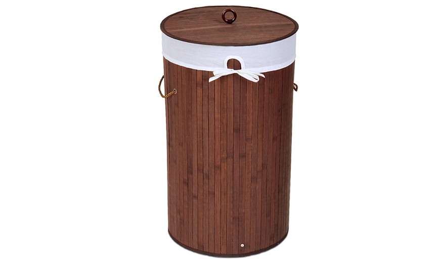 Image 13: Bamboo Laundry Basket