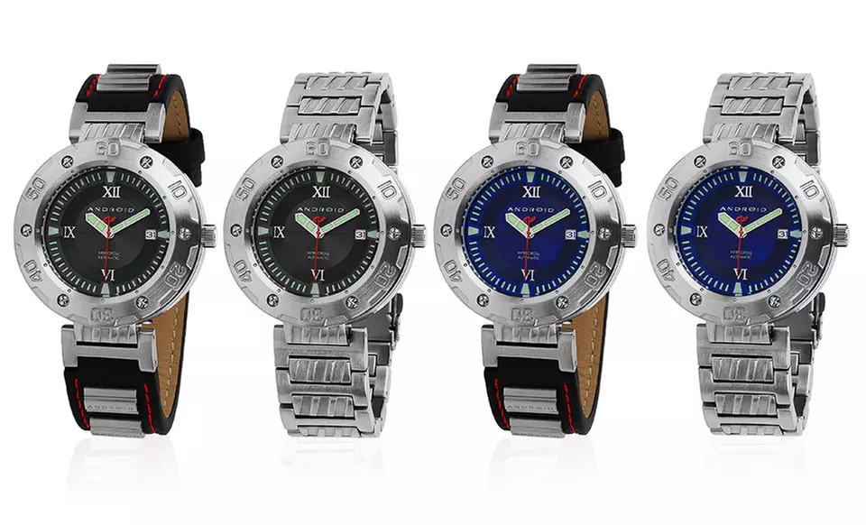 Android Intercross Automatic Watch with 3-Piece Watch Box - Primary Image