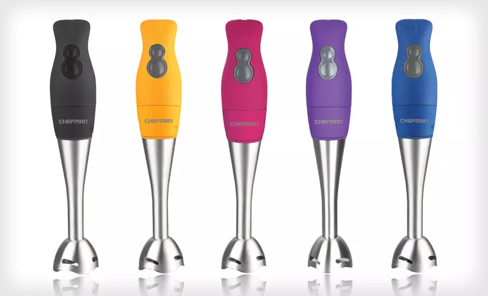$21.99 for a Chefman Handheld Blender ($39.99 List Price). Five Colors Available. Free Shipping and Returns. - Primary Image