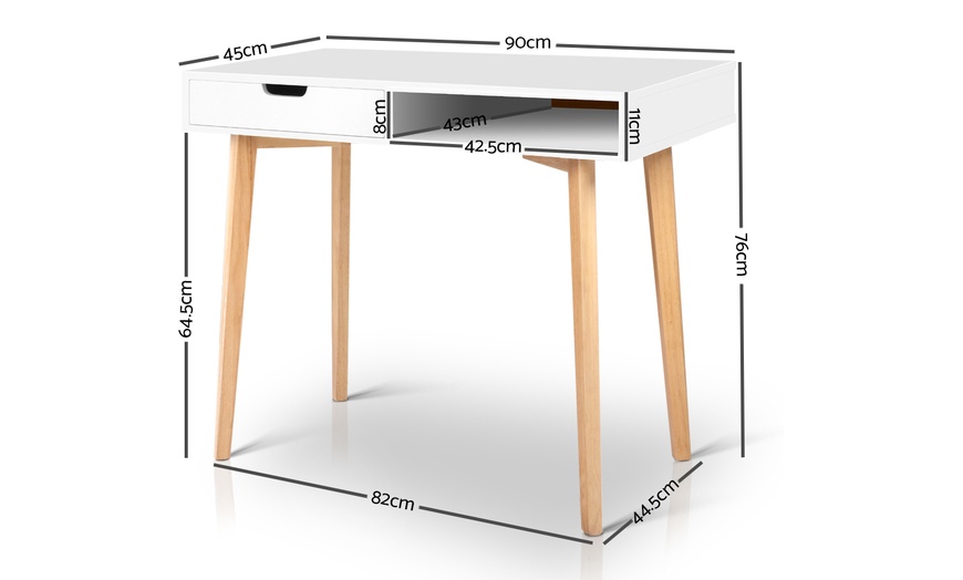 Image 15: Scandinavian-Style Desk