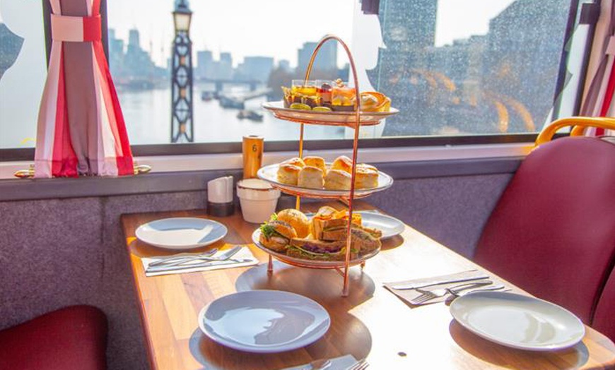 Image 5: Afternoon Tea Bus with Tour of London with Golden Tours - Upper Decker