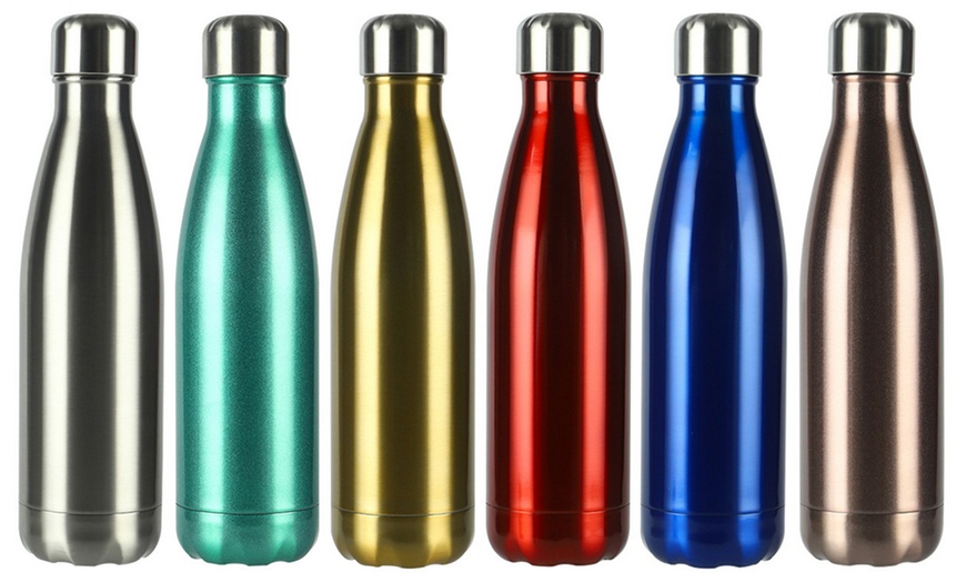 Double-Wall Insulated Stainless Steel Thermos | Groupon