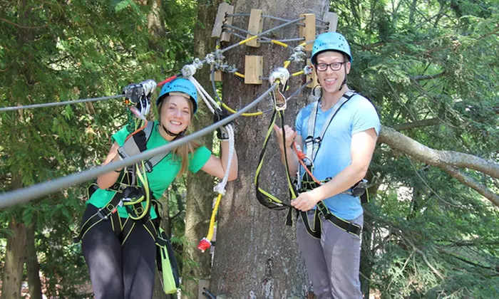 C$49.99 for 3-Hour Zip Lining and Aerial Park Pass with Sportsland Play at Santa's Village (Up to C$91.47 Value)  - Second Medium