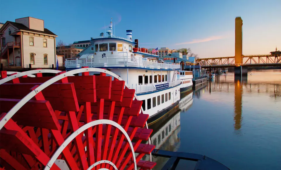 $129 for a One-Night Stay Sunday–Thursday with Bike Rentals, Breakfast, and Wine at Delta King Hotel in Sacramento (Up to $232 Value) - Primary Image