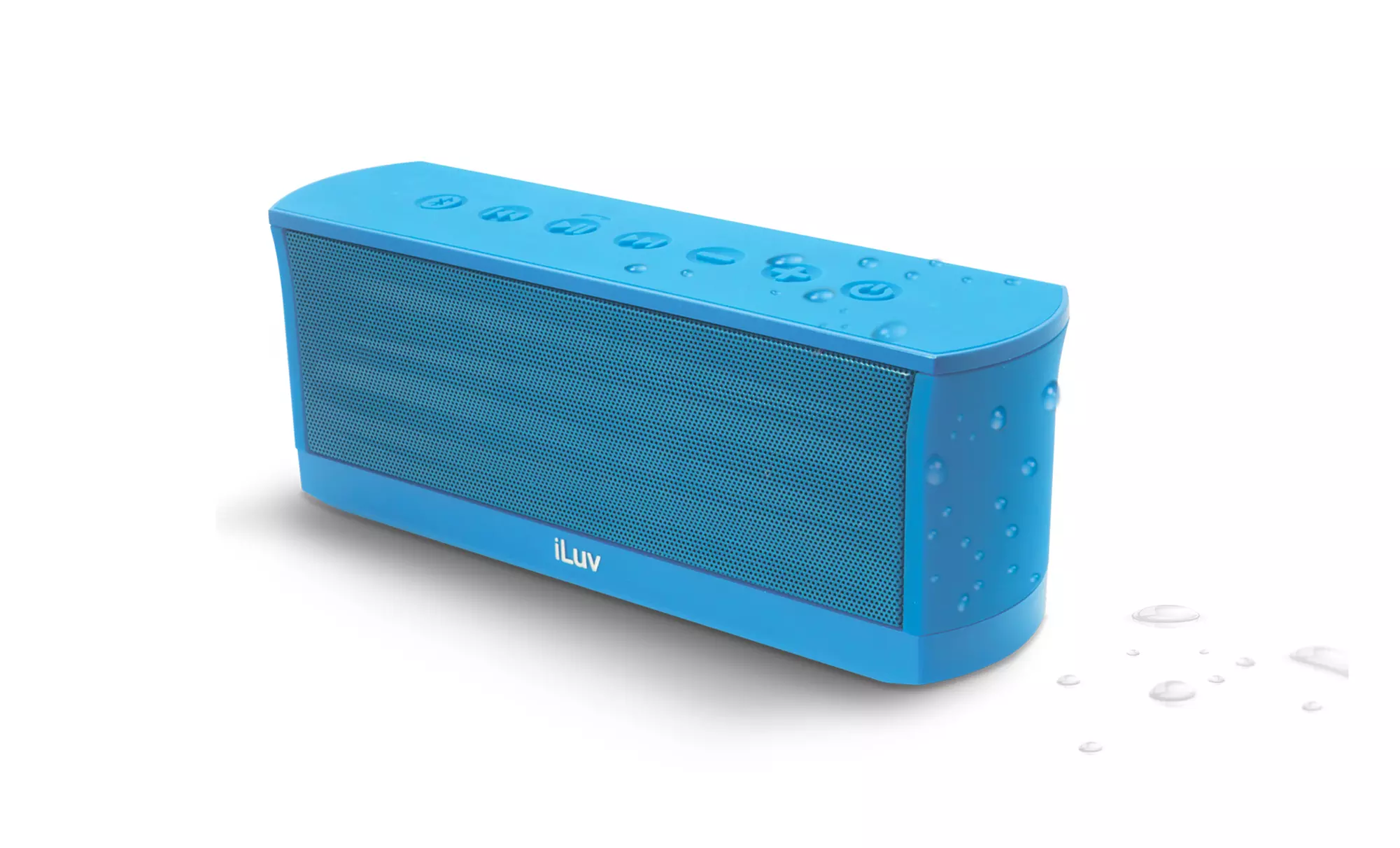 iLuv Splash-Resistant Stereo Bluetooth Speaker with Mic and Controls - Second Medium