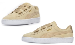 Women's Puma Suede Heart Safari Trainers