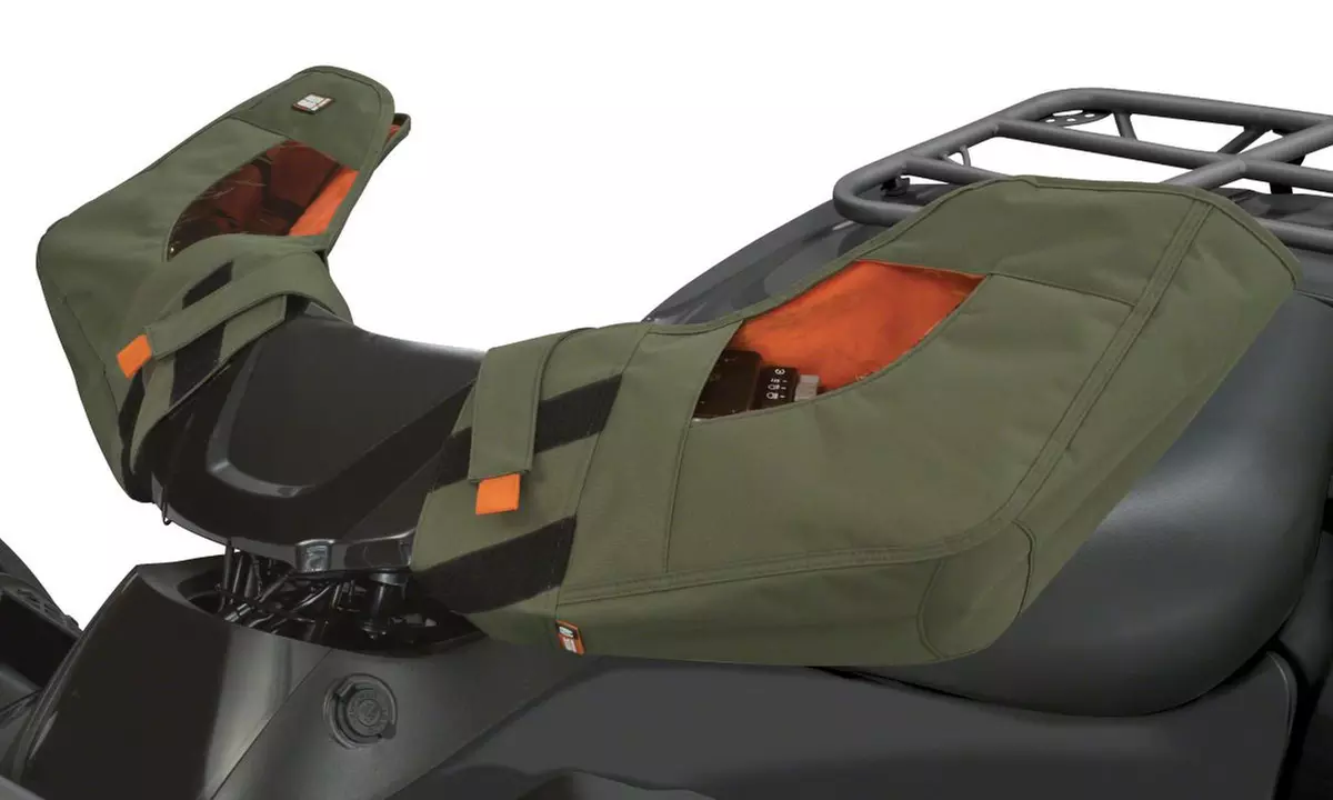Waterproof ATV Handlebar Mitts with Heat-Pack Pockets - Primary Image