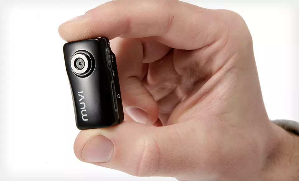 $79.99 for a Veho Muvi Atom No Proof No Glory Super Micro Camcorder Bundle ($129.95 List Price) - Second Medium