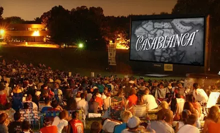 $195 for Inflatable Movie-Screen and Popcorn-Maker Rental from Buckhead Bounce ($425 Value) - Primary Image