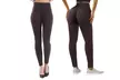 One or Two Pairs of Women's Seamless High Waist Fleece-Lined Leggings - Second Medium