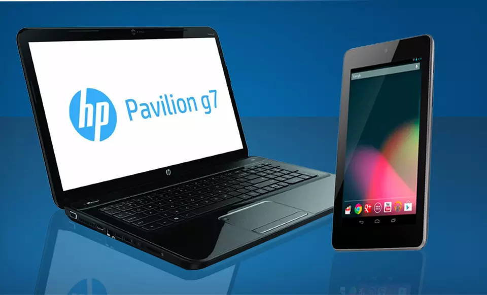 $499.99 for HP Pavilion Laptop and Nexus 7 ASUS Tablet Bundle (Refurbished) ($748 List Price). Free Shipping & Returns. - Primary Image